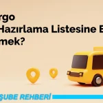 Cihet Hazırlama Listesine Eklendi